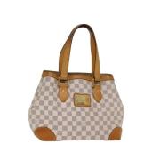 Pre-owned Canvas shoulder-bags Louis Vuitton Vintage , Beige , Dames