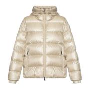 Donsjack Biron Moncler , Beige , Dames