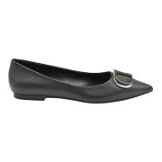 Zwarte Veterschoenen Elegante Stijl Twinset , Black , Dames