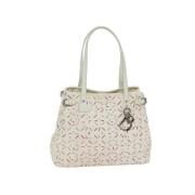 Pre-owned Canvas dior-bags Dior Vintage , White , Dames