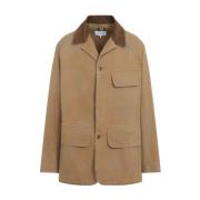 Bruine Jas voor Mannen Aw24 Maison Margiela , Brown , Heren