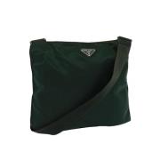 Pre-owned Nylon prada-bags Prada Vintage , Green , Dames