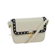 Pre-owned Leather shoulder-bags Yves Saint Laurent Vintage , Beige , D...