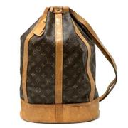 Pre-owned Canvas louis-vuitton-bags Louis Vuitton Vintage , Brown , Da...