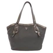 Pre-owned Nylon prada-bags Prada Vintage , Gray , Dames