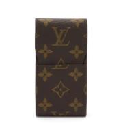 Pre-owned Canvas home-office Louis Vuitton Vintage , Brown , Dames