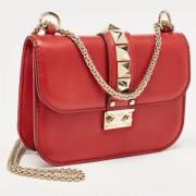 Pre-owned Leather handbags Valentino Vintage , Red , Dames