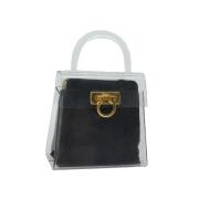 Pre-owned Plastic handbags Salvatore Ferragamo Pre-owned , Black , Dam...