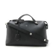 Pre-owned Leather fendi-bags Fendi Vintage , Black , Dames