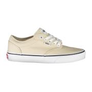 Sportieve Beige Vetersneakers met Contrastdetails Vans , Beige , Dames