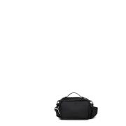 Micro Box Tas - Zwart Rains , Black , Dames