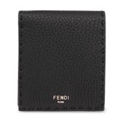 Leren portemonnee Fendi , Black , Heren