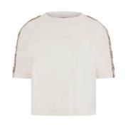 Britney Crop Tee voor vrouwen Guess , White , Dames