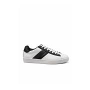 Witte Leren Sneakers - Nola II Guess , White , Heren