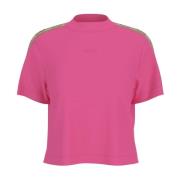 Dames Logo T-Shirt Guess , Pink , Dames