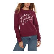 Dames Logo Sweater Guess , Red , Dames