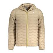 Beige Hoodie met Lange Mouwen K-Way , Beige , Heren