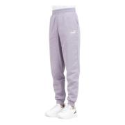 Essentials Borduurwerk Joggers Paars Puma , Purple , Dames