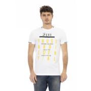 Casual Ronde Hals Korte Mouw T-shirt Trussardi , White , Heren