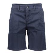 Blauwe Bermuda Shorts met Contrastdetails North Sails , Blue , Heren