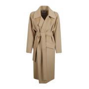 Beige Orense Jas Sportmax , Beige , Dames