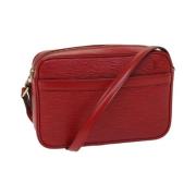 Pre-owned Leather louis-vuitton-bags Louis Vuitton Vintage , Red , Dam...