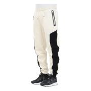 Sportieve witte broek met zwarte details Emporio Armani EA7 , Beige , ...