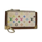 Pre-owned Canvas wallets Louis Vuitton Vintage , White , Dames