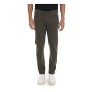 Slimme 5-Pocket Broek met Logodetail Roy Roger's , Green , Heren