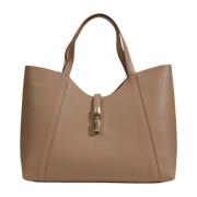 XL Hobo Tas Herfst/Winter Collectie Furla , Beige , Dames