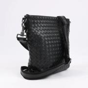 Pre-owned Leather crossbody-bags Bottega Veneta Vintage , Black , Dame...