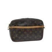 Pre-owned Canvas louis-vuitton-bags Louis Vuitton Vintage , Brown , Da...