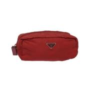 Pre-owned Nylon prada-bags Prada Vintage , Red , Dames