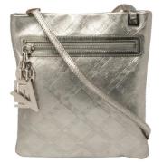 Pre-owned Leather shoulder-bags Versace Pre-owned , Gray , Dames