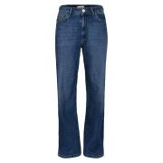 Retro-chique wijde pijp jeans DNM Pure , Blue , Dames