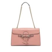 Pre-owned Leather gucci-bags Gucci Vintage , Pink , Dames