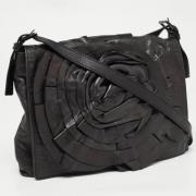 Pre-owned Leather shoulder-bags Valentino Vintage , Black , Dames