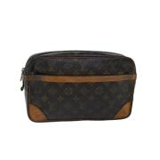 Pre-owned Canvas louis-vuitton-bags Louis Vuitton Vintage , Brown , Da...