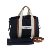 Pre-owned Canvas handbags Chloé Pre-owned , Blue , Dames