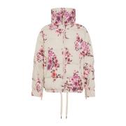 Omkeerbare Bloemen Nylon Jas OOF Wear , Multicolor , Dames