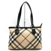 Pre-owned Fabric totes Burberry Vintage , Beige , Dames