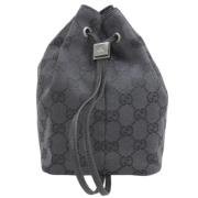 Pre-owned Canvas gucci-bags Gucci Vintage , Black , Dames