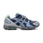 Steel Grey/Blue Harmony Sneakers Asics , Multicolor , Heren