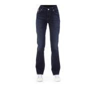 Trendy Jeans met Logoknoop Baldinini , Blue , Dames