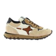 Beige Sneakers Model 3046 S.run Ama Brand , Multicolor , Heren