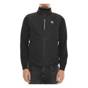 Gewatteerde Vest met Zijlogo Emporio Armani EA7 , Black , Heren