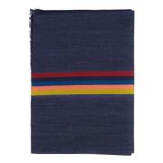 Multicolor Gestreepte Wollen Sjaal Paul Smith , Blue , Unisex