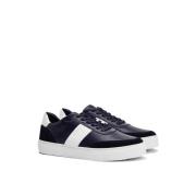 Premium Gestreepte Sneakers Marineblauw/Wit Tommy Hilfiger , Blue , He...