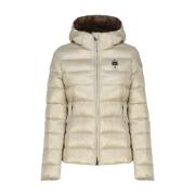 Iridescent Witte Donsjas Blauer , Beige , Dames