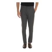 Elastische Taille Chino met Kleermakerssplit Berwich , Gray , Heren